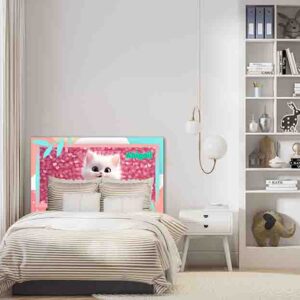 Cabeceros de cama baratos y originales Felino Encantador