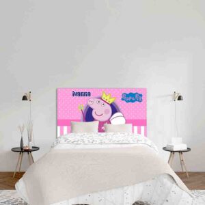 Cabecera individual Peppa en el Castillo