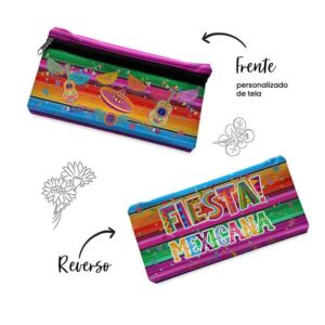 Lapiceras de tela personalizadas recuerdos Fiesta Mexicana Mod.2