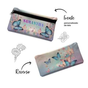 Lapiceras de tela recuerdos Mariposas Mod.4