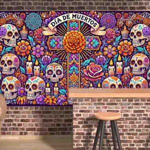 Photocall para Día de Muertos decoración especial  Altar de Calaveras
