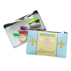 Lapiceras personalizadas con nombre recuerditos fiestas Bautizo Bendición Angelical