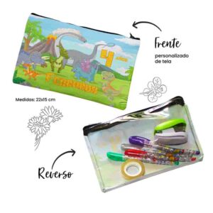 Lapiceras de tela recuerdos Dinosaurios Dino Aventurero