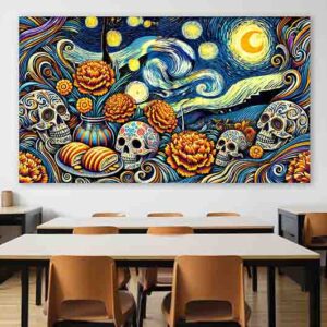 Photocall para fotos y decoración de Día de Muertos  Reflejos del Más Allá