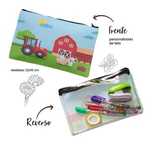 Lapiceras de tela detalles fiesta Tractor Travesuras Boombox Blast