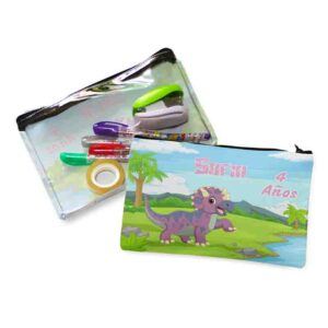 Lapiceras personalizadas recuerdos Dinosaurios Triceratops Mágico