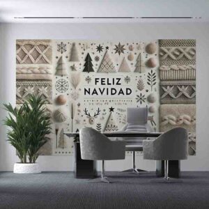 Photocall de Navidad Navidad Nórdica