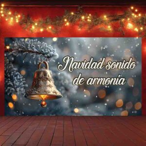Fondo para Fotos de Navidad Sonando en el Corazón