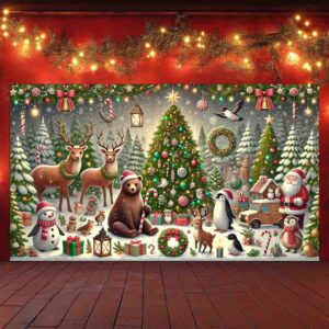 Fondo Navideño de Bosque Nevado Bosque Glorioso