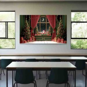 Backdrop Vintage Decoracion Reflejos de Navidad