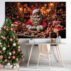 Fondo para Fotos de Navidad La Magia de Santa