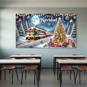 Photocall de Navidad con Tren Aventuras en el Polar