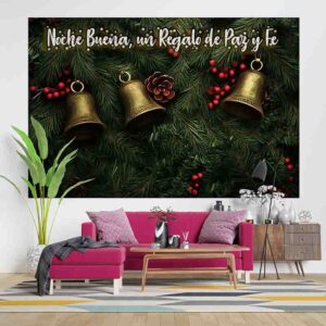 Fondo para Fotos de Navidad Melodías de la Navidad