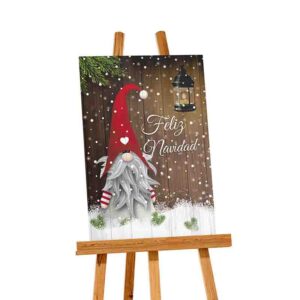 Letreros Navideños Personalizables Impresos Calidad  Gnomos Navideños