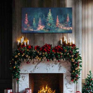 Cuadro Árboles de Navidad