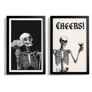 Set 2pzas Cuadros Vintage Concierto Fantasmal