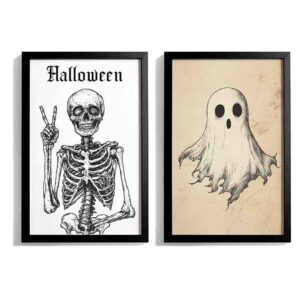 Kit 2 Cuadros de Terror Decoración  Encanto Oculto