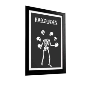 Cuadro Halloween Wheel Decoración Retro