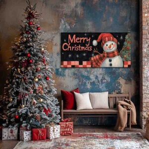 Cuadro Muñeco de Nieve