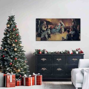 Cuadro Nacimiento Religioso en Navidad