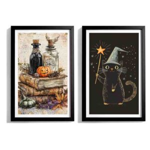 Set Cuadros Otoño Embrujado  2pzas