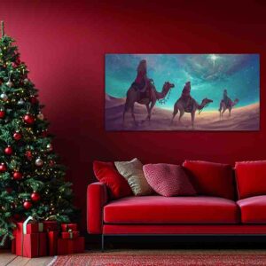 Cuadro Reyes Magos en Navidad