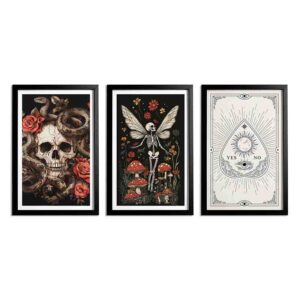 Kit 3 Cuadros de Ritual de Cráneos