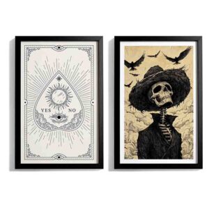 2 Set Cuadros Decoración Ritual de Terror
