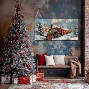 Cuadro Tren Navideño