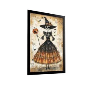 Cuadro Bruja Vintage Halloween