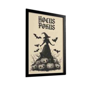 Cuadro Hocus Pokus Bruja Mágica Halloween