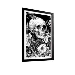 Cuadro Ink Flowers Decoración Floral Arte