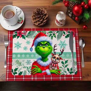 Decoración Navideña para mesa Estilo Grinch Mod. 3