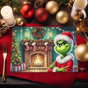 Manteles Individuales del Grinch Mod. 1