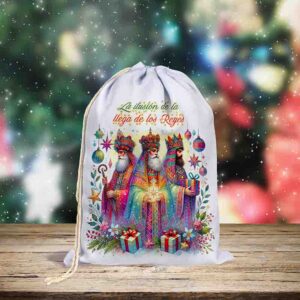 Costales de Regalos para Reyes Magos Mod. La ilusion de la llegada de los reyes