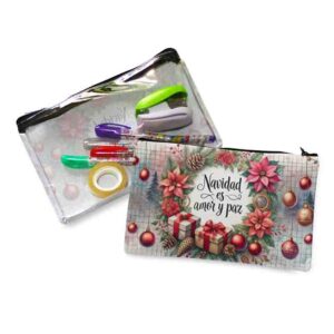 Lapicera de Viaje Navideña Útiles Regalos CF Navidad Amorosa
