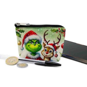 Monederos grinch navideño regalos para la navidad MOD. Amigos Navideños