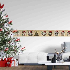 Navidad en Vinilo Cenefas Adhesivas de Lujo Animales del bosque