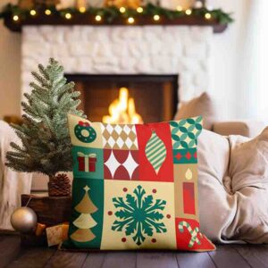 Cojines de navidad estilo Nórdico minimalista MOD. Armonía Navideña