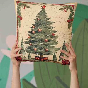 Cojines navideños estilo vintage MOD. Brillo del Árbol