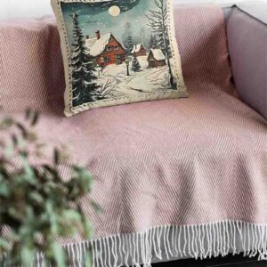 Cojines navideños estilo vintage MOD. Cabaña de Ensueño