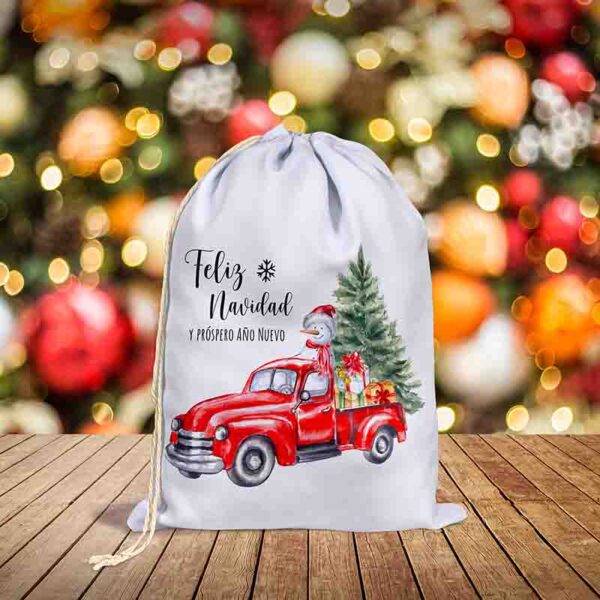 Costales de Navidad para Regalos Camino a la Navidad