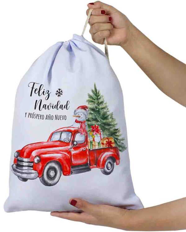 Costales de Navidad para Regalos Camino a la Navidad - Image 3