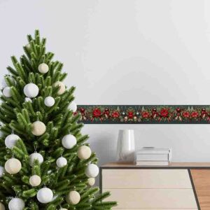Cenefas Navideñas Adheribles Elegantes Decoración Campanas de Alegría