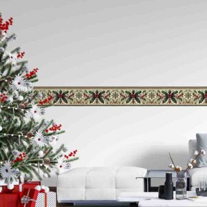 Magia Dorada Navideña Vinilos Decorativos Adhesivos Clásico de Navidad