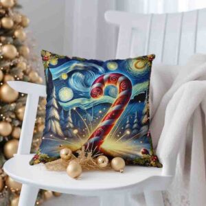 Cojines navideños elegantes estilo Noche estrellada MOD. Dulce Estrella