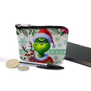 Detalles navideños portamonedas navidad con el grinch MOD. Dúo Travieso