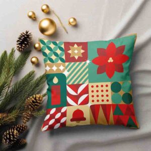 Fundas de cojin navideños estilo Nórdico minimalista MOD. Esencia de Navidad