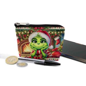 Grinch navideño monederos mujer regalos navideños MOD. Grinch Hogareño