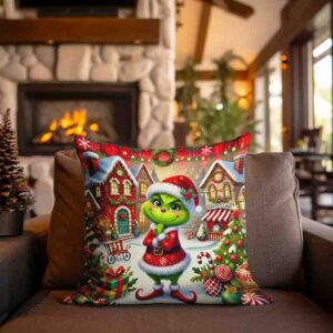 Cojin de grinch bebe divertido MOD. Grinch y el Pueblo Mágico